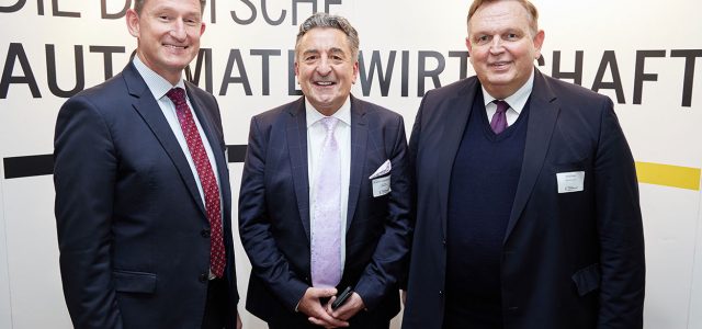 Breitkopf, Schellenberg und Stecker beim parlamentarischen Abend in Sachsen-Anhalt