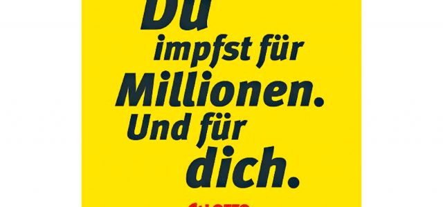 Impfkampagne von Lotto Baden-Württemberg