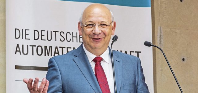 Torsten Meinberg (DLTB) auf dem Gaming Summit – Kongress der Deutschen Automatenwirtschaft 2018