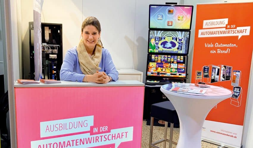 AWI Ausbildungsmesse Messestand Automatenwirtschaft Weishaupt