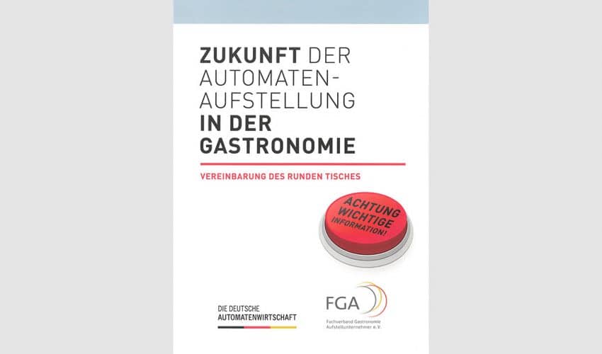 FGA Aufstellung in der Gastronomie Flyer