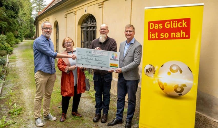 Sachsenlotto Förderung für den Taucherfriedhof