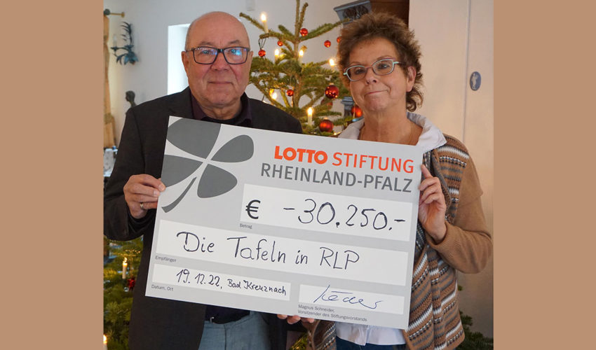 Lotto Rheinland-Pfalz – Stiftung Tafeln Unterstützung Soforthilfe