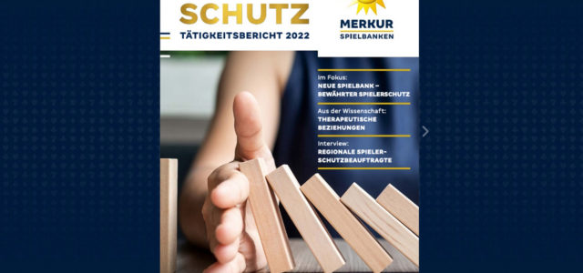 Spielerschutz Tätigkeitsbericht 2022 Merkur Spielbanken NRW